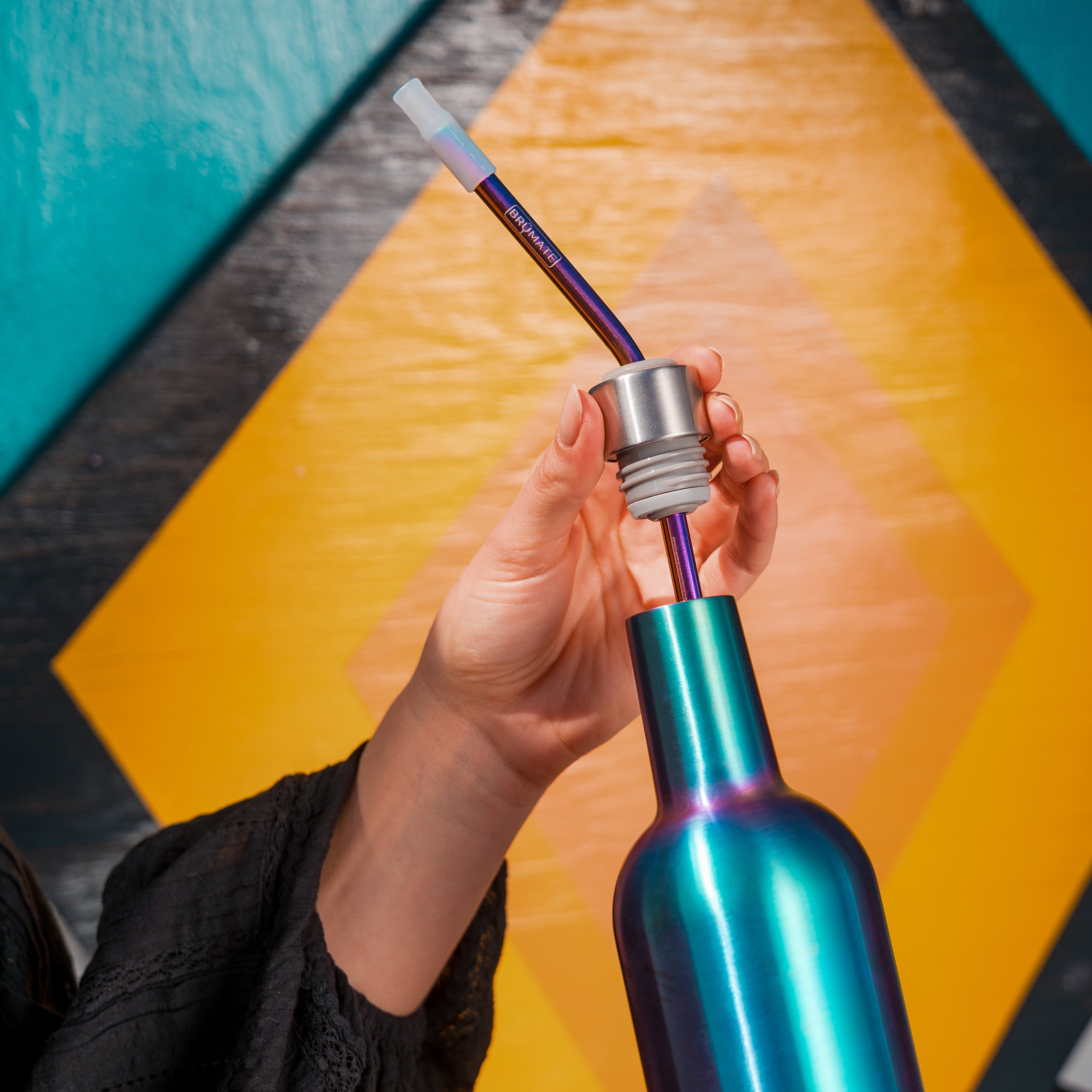 Winesulator™ Infinity Straw | Stainless