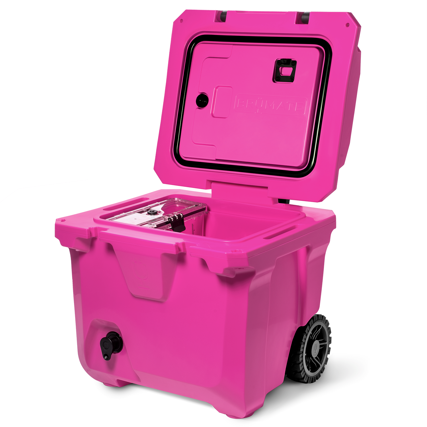 BrüTank 35-Quart Rolling Cooler | Vivid Magenta