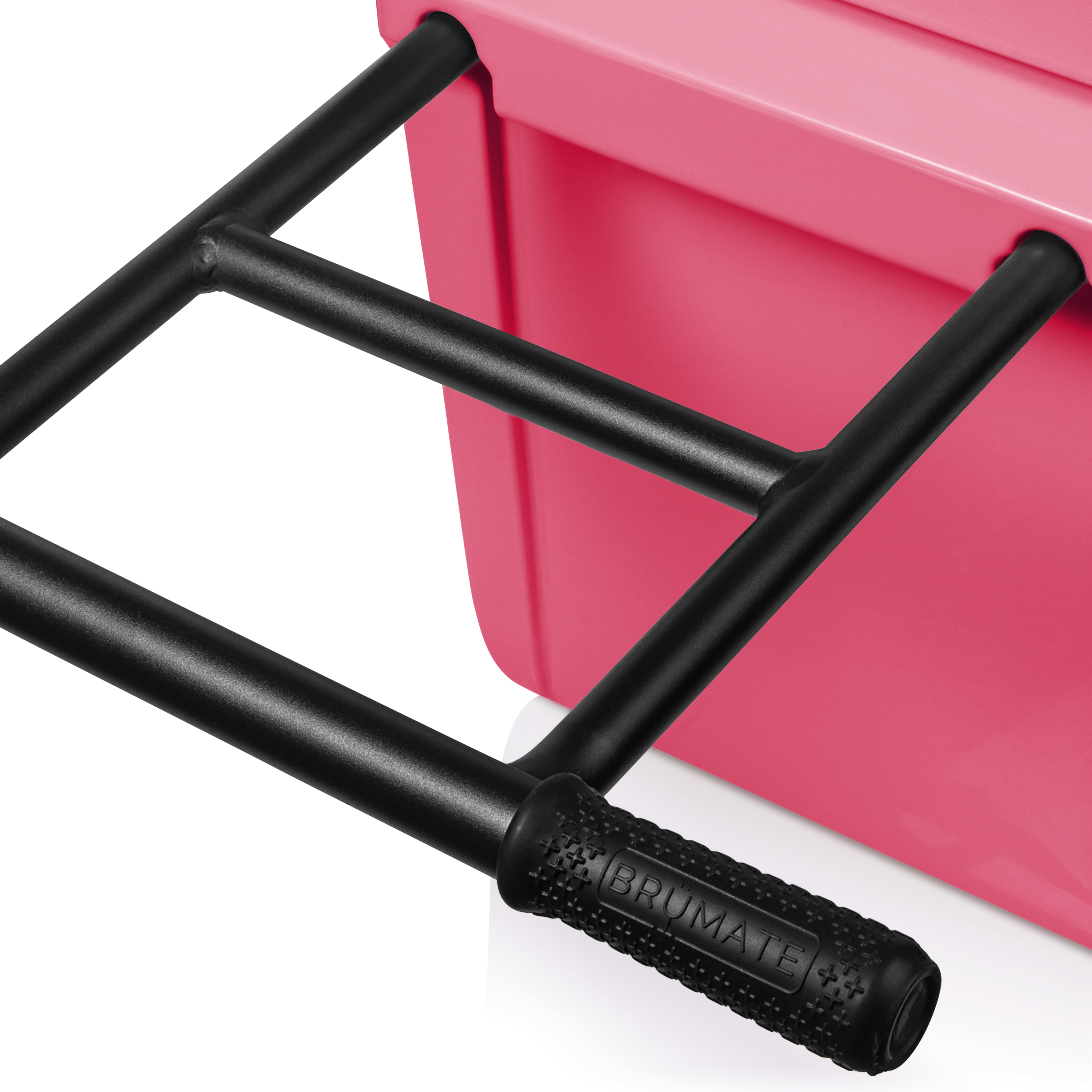 BrüTank 55-Quart Rolling Cooler | Neon Pink