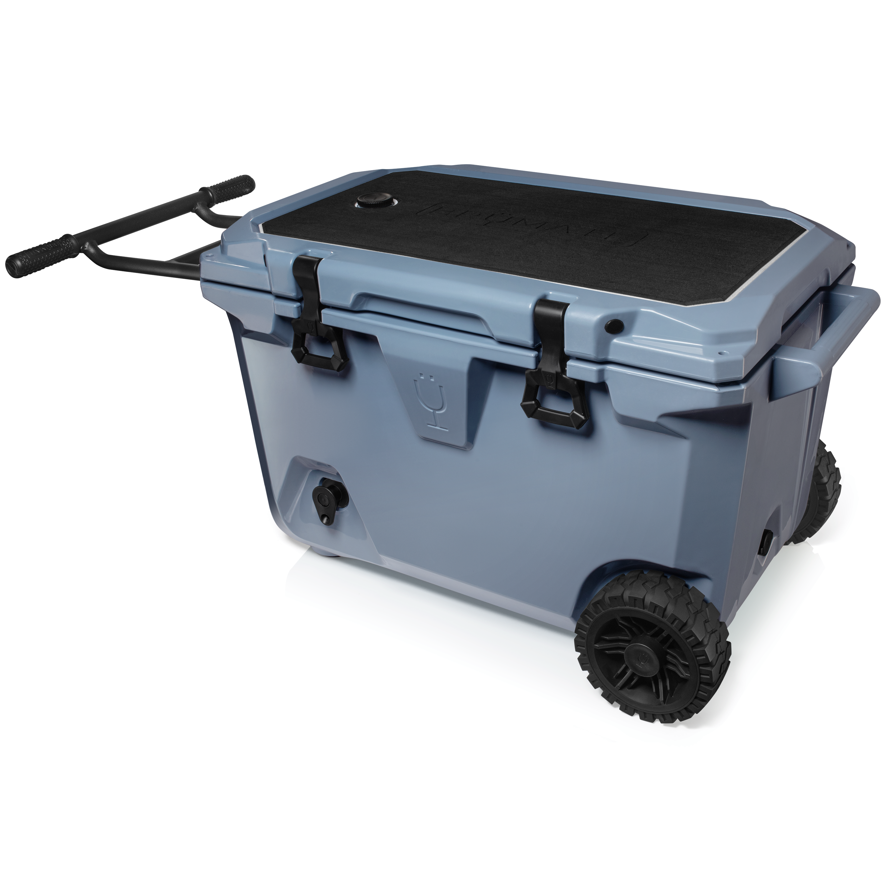 BrüTank 55-Quart Double Drink Holder Cooler Bundle | Denim